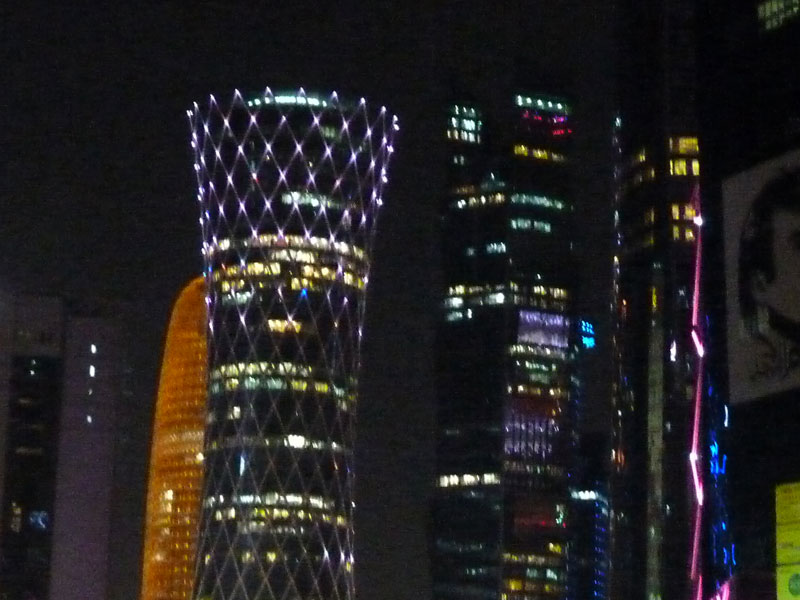 Nightlight in Doha