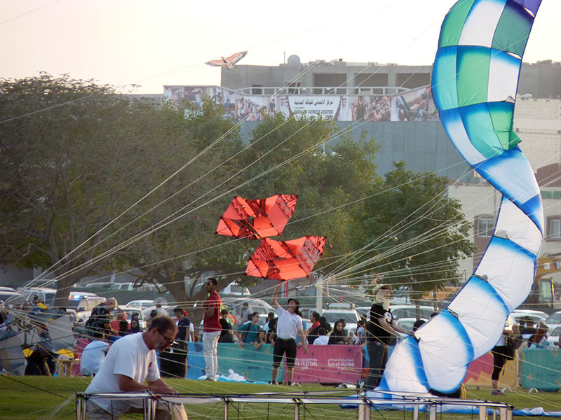 Drakfestival i Aspire Park