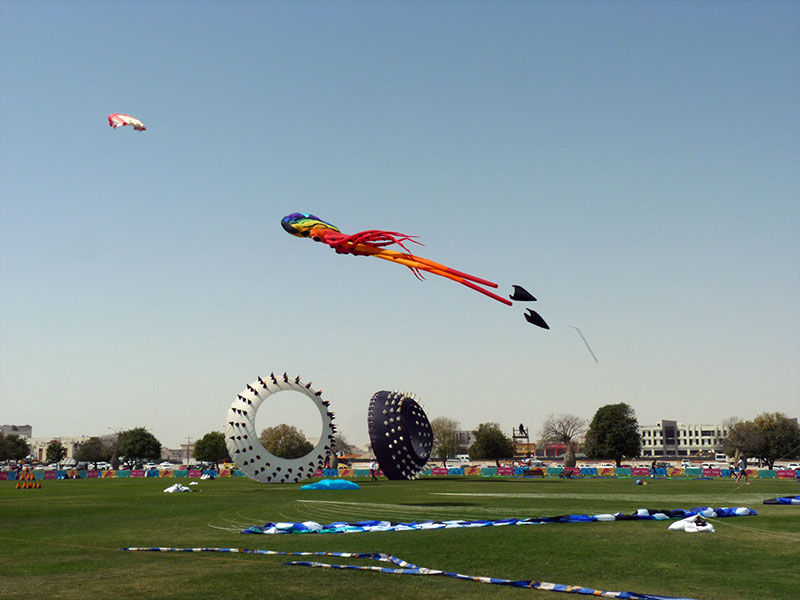 Drakfestival i Aspire Park