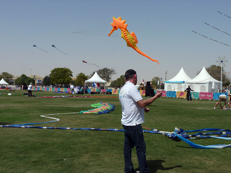 Drakfestival i Aspire Park