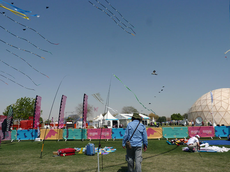 Drakfestival i Aspire Park