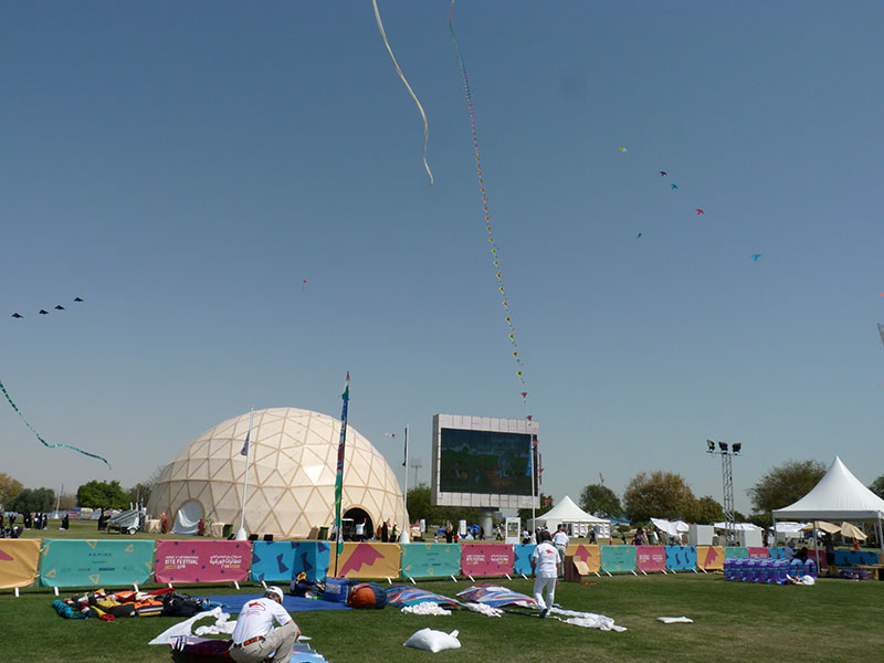 Drakfestival i Aspire Park