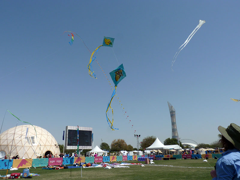 Drakfestival i Aspire Park