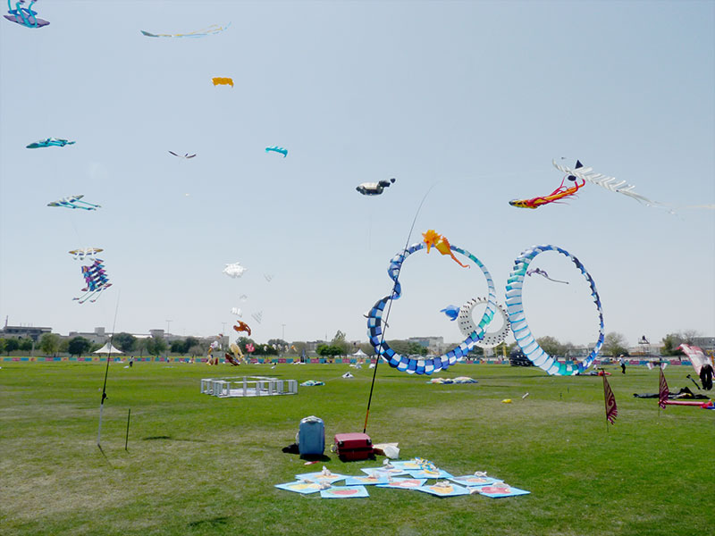 Drakfestival i Aspire Park