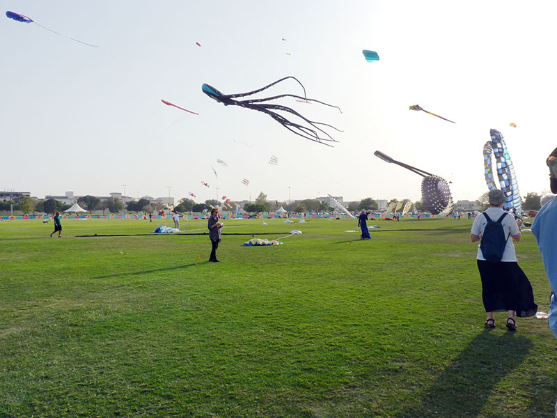 Drakfestival i Aspire Park