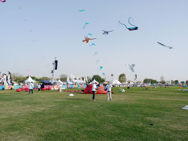 Drakfestival i Aspire Park