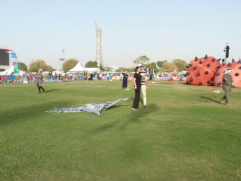 Drakfestival i Aspire Park