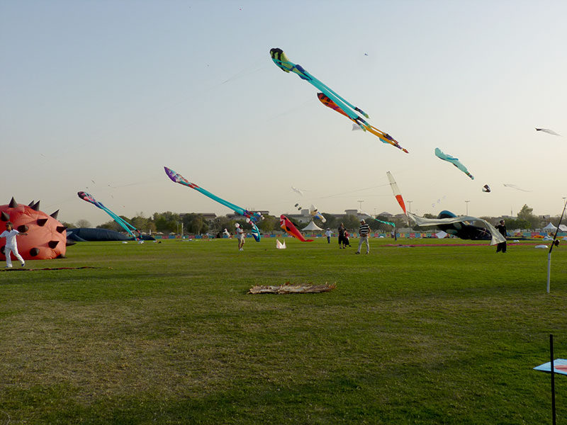 Drakfestival i Aspire Park