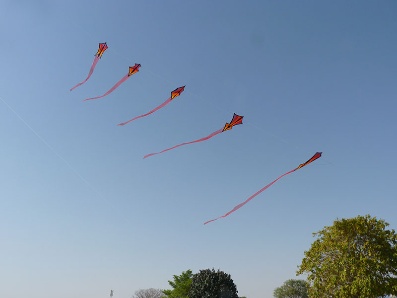 Drakfestival i Aspire Park
