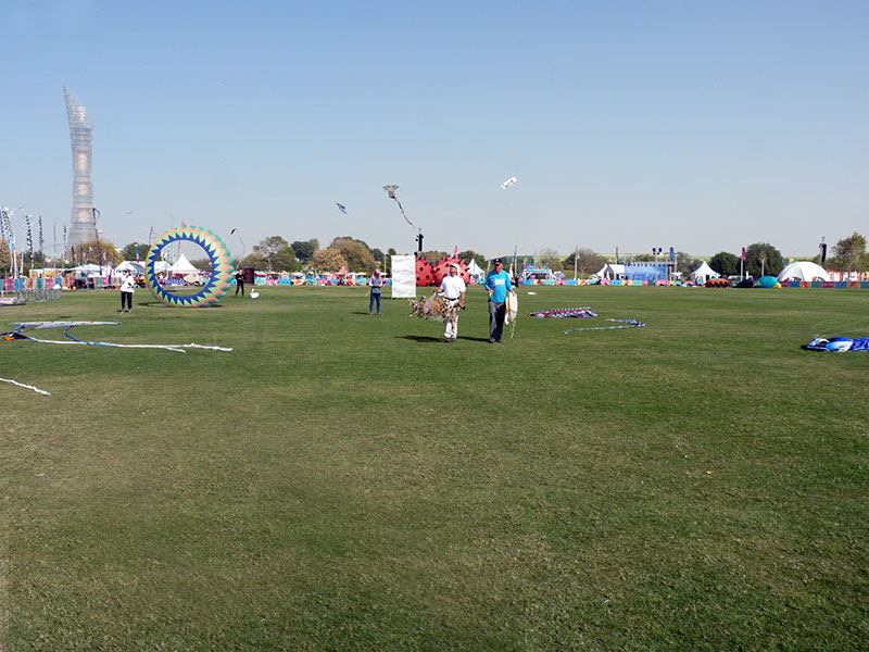 Drakfestival i Aspire Park