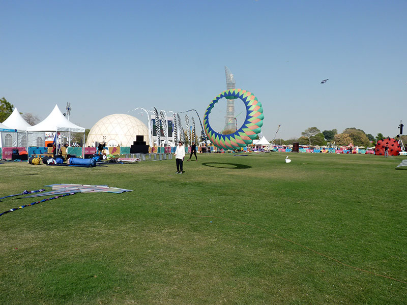Drakfestival i Aspire Park