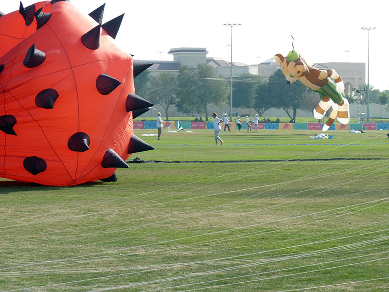 Drakfestival i Aspire Park