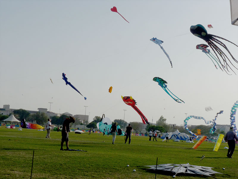 Drakfestival i Aspire Park