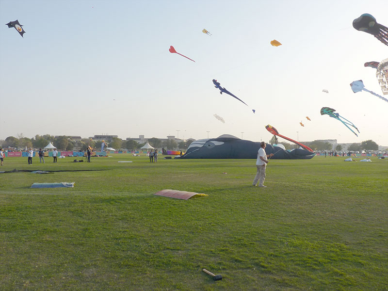 Drakfestival i Aspire Park