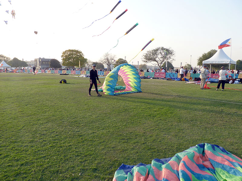 Drakfestival i Aspire Park