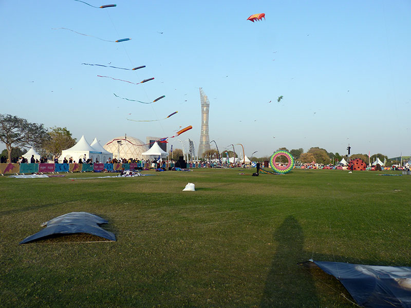 Drakfestival i Aspire Park