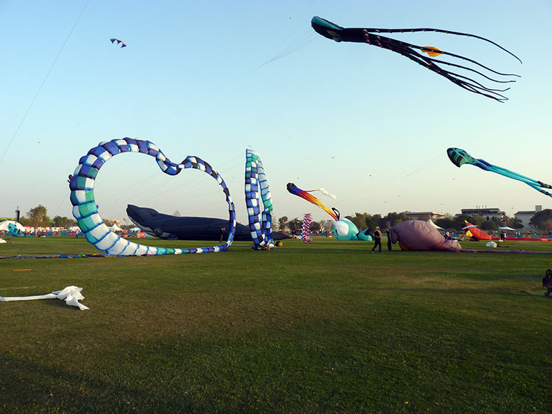 Drakfestival i Aspire Park