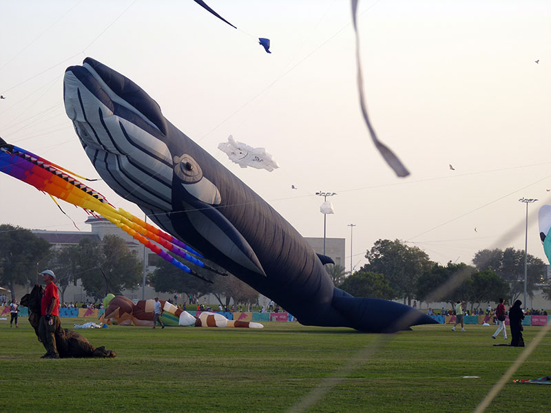 Drakfestival i Aspire Park