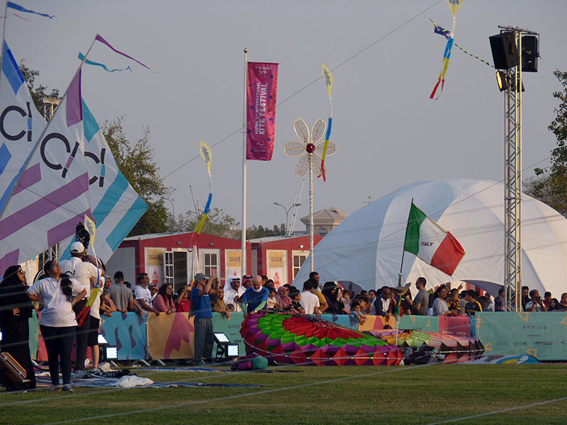Drakfestival i Aspire Park