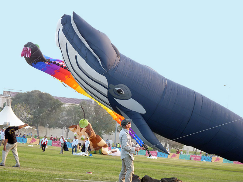 Drakfestival i Aspire Park