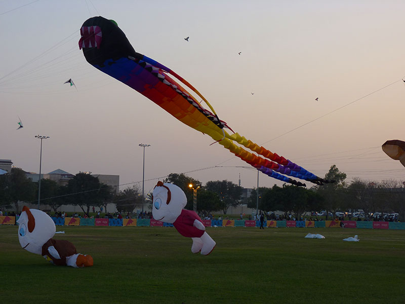 Drakfestival i Aspire Park