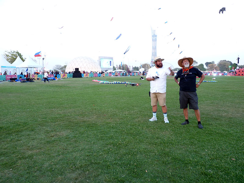Drakfestival i Aspire Park
